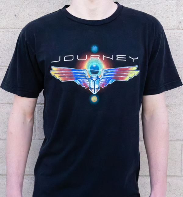 Journey T-Shirt 70's 80's Throwback Art Deco Rock Tee